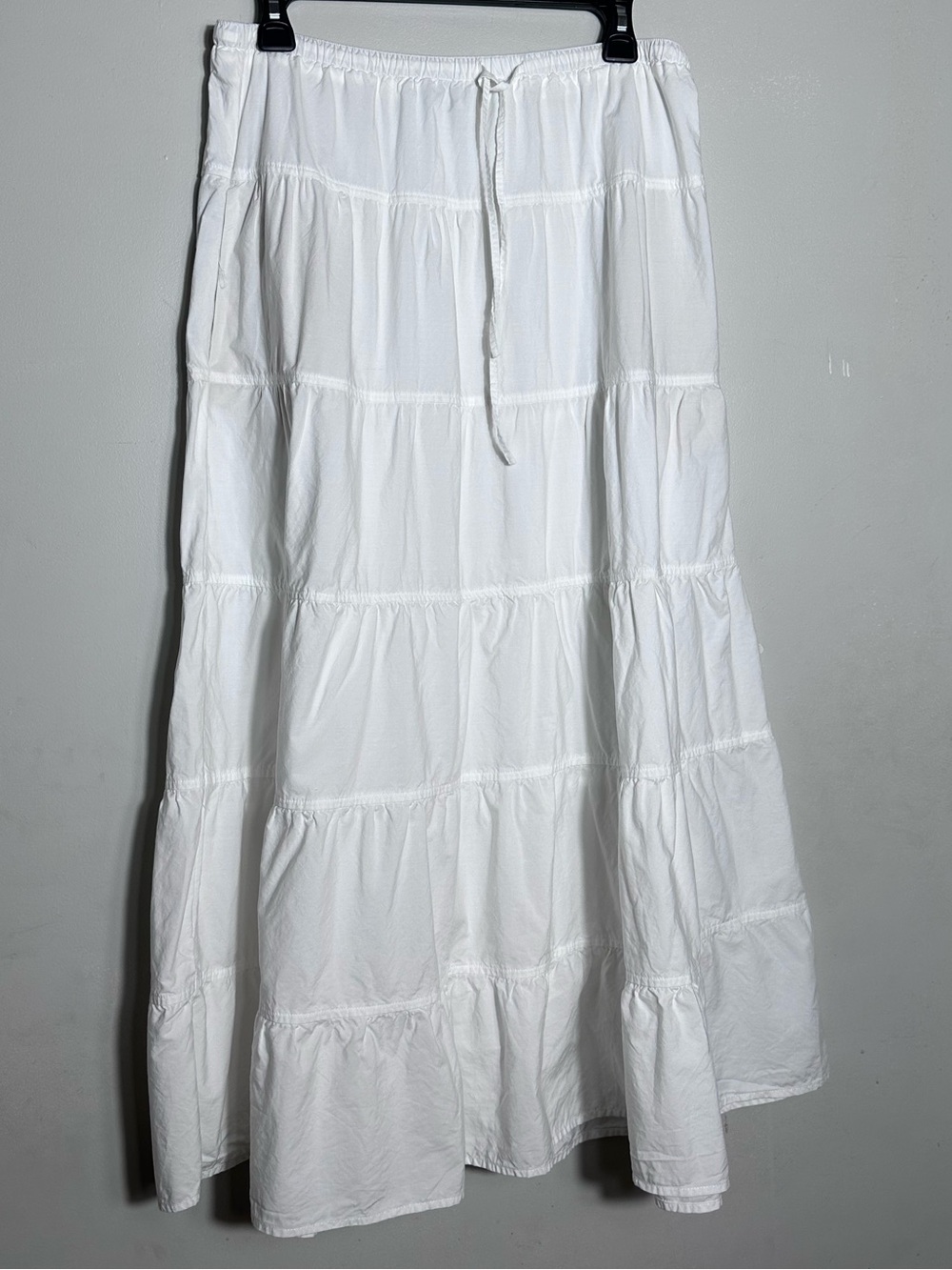 Joie White Tiered Maxi Skirt